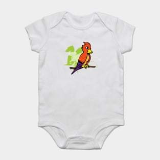 Tropical Bird Baby Bodysuit